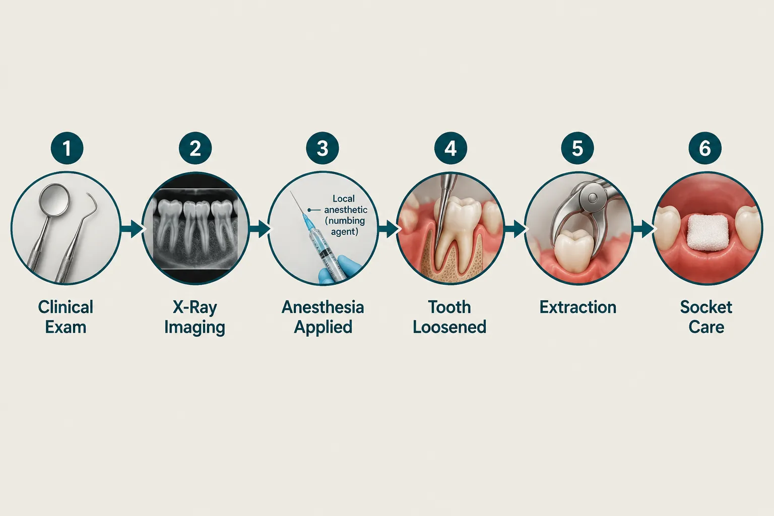 The Infected Tooth Extraction Procedure: Step by Step
