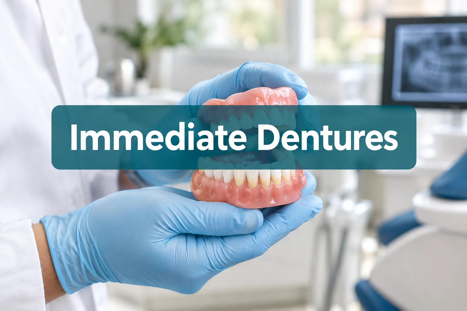 Immediate Dentures: What to Expect the Day Your Teeth Come Out