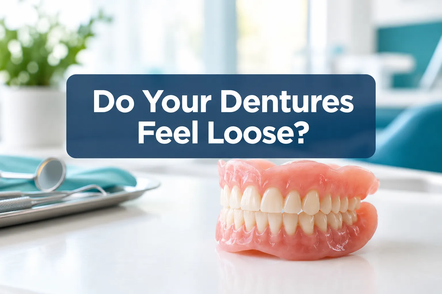 Do Your Dentures Feel Loose? When a Reline Can Fix the Fit